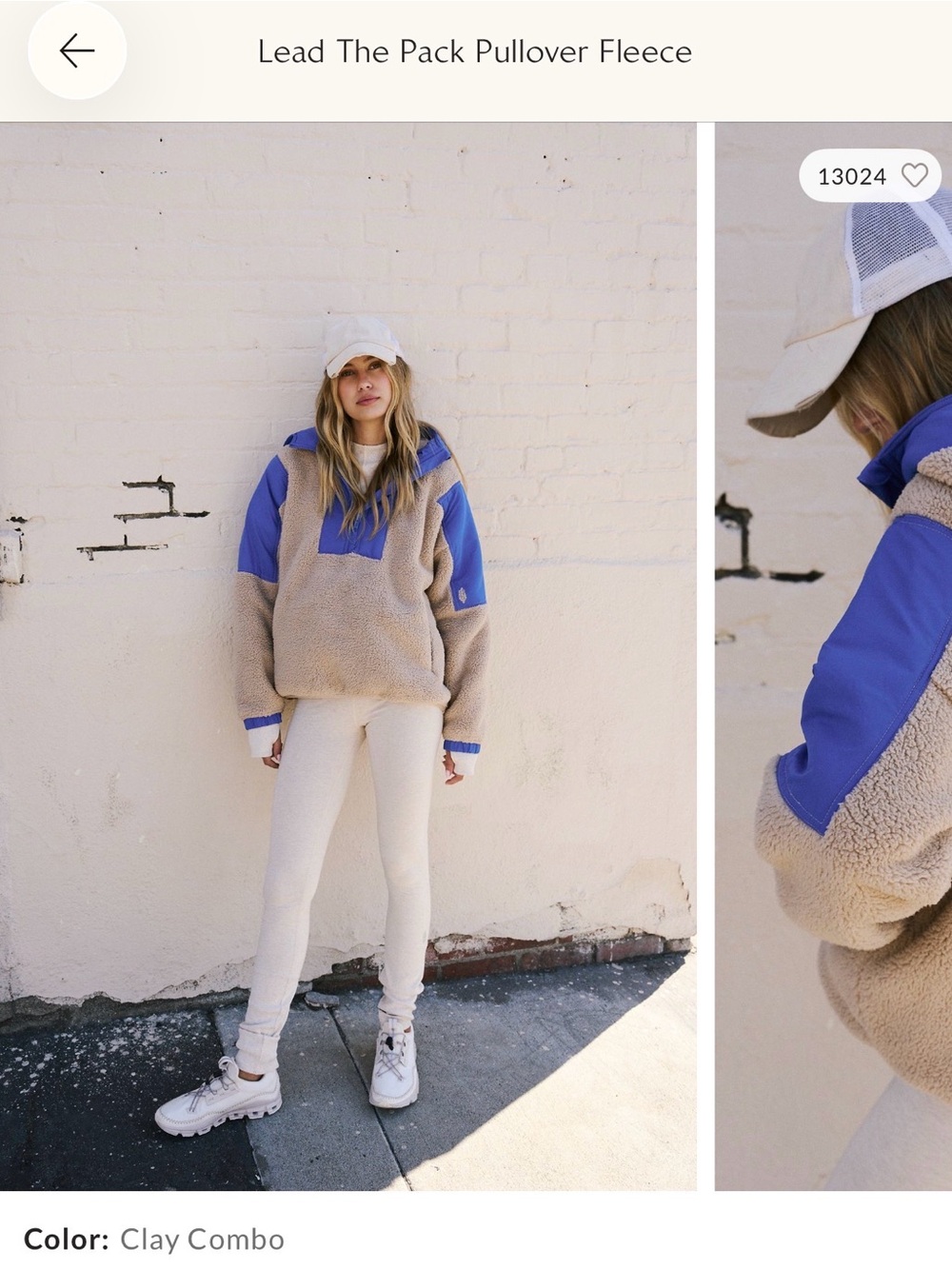 Free people fleece - lead the pack